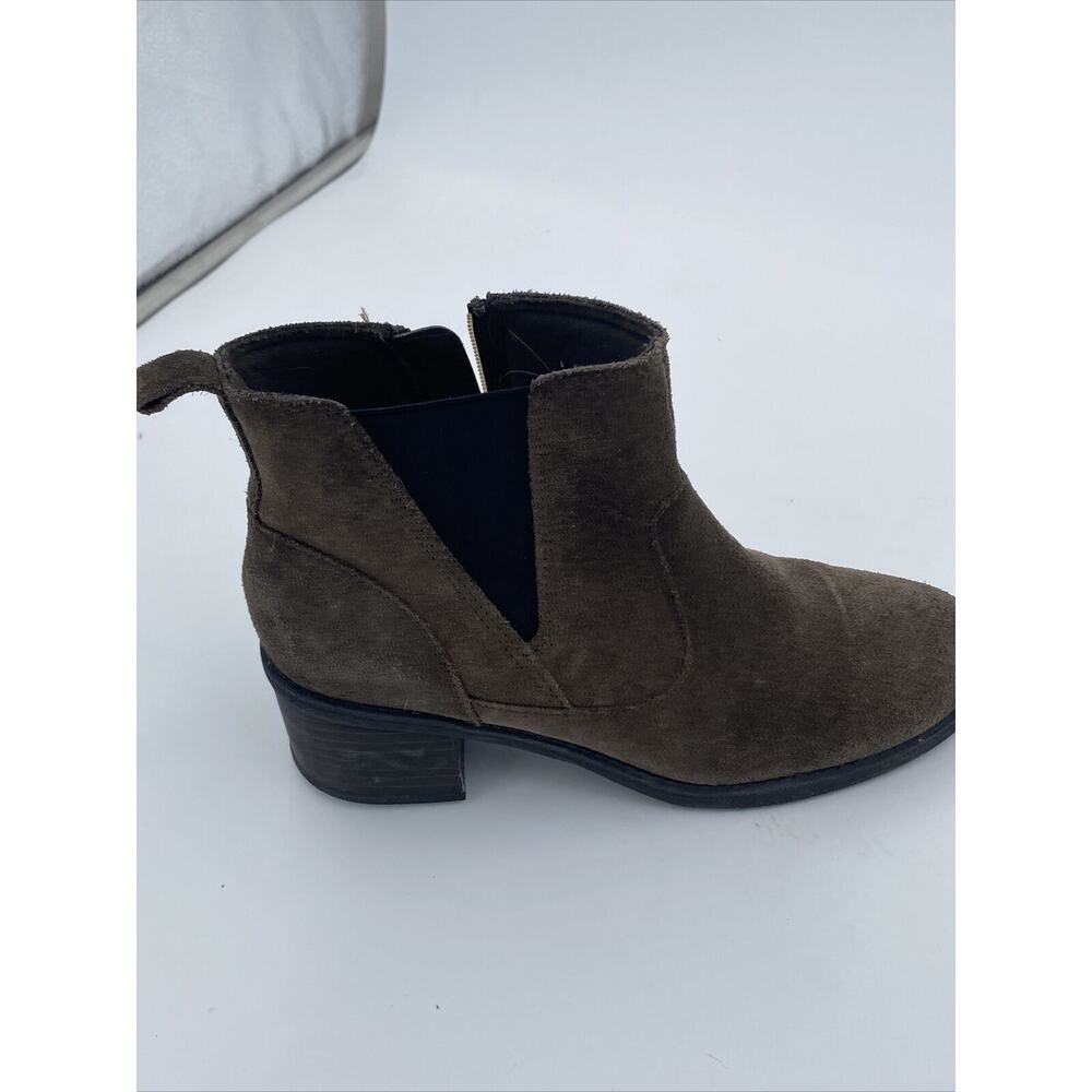 Clarks Women's Nevella Bell Boots Booties Chelsea Suede Brown Size 6 - Picture 6 of 10